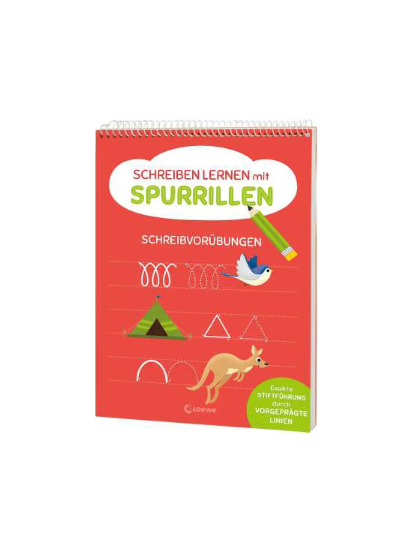 LOEWE VERLAG | Schreibblock - Schreiben lernen mit Spurrillen - Schreibvorübungen | 